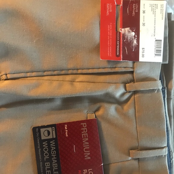 Louis Raphael Wool Blend Slacks - Picture 2 of 2